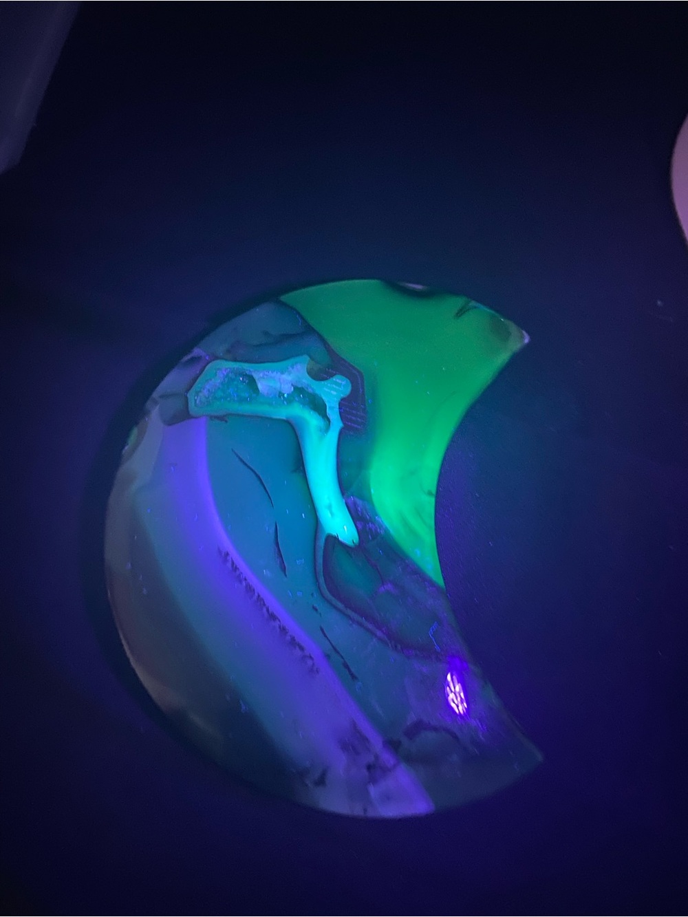 Volcano Agate moon - Picture 2 of 2